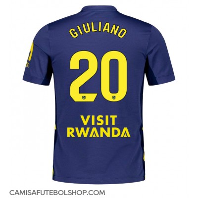 Camisa de time de futebol Atletico Madrid Giuliano Simeone #20 Replicas 2º Equipamento 2025-26 Manga Curta Camisa de time de futebol Atletico Madrid Giuliano Simeone #20 Replicas 2º Equipamento 2025-26 Manga Curta